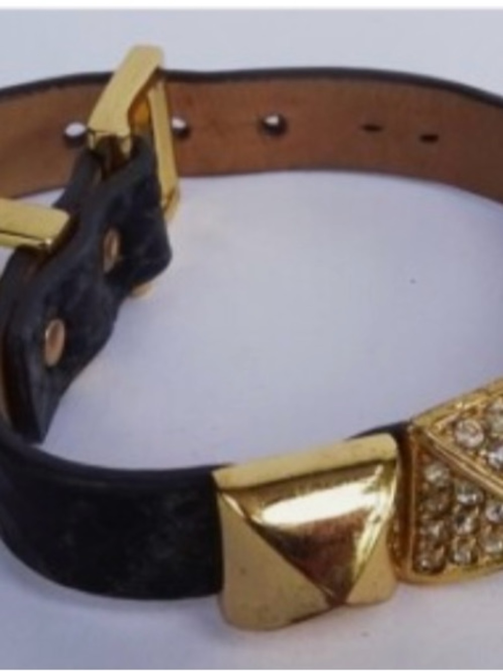 Juicy Couture Gold Crystal Pyramid Bracelet - Picture 4 of 4